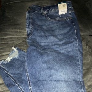 Terra & Sky stretch Distressed Jeans